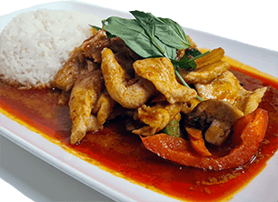 Bamboo Express kyckling med thailändsk curry